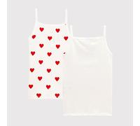 Petit Bateau Canotte A00FQ - Pacco da 2 per bambine e ragazze, 4 anni - Variante 1