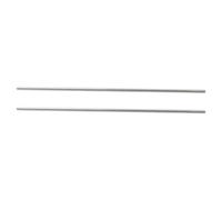Confezione da 2 tubi rotondi in alluminio 6063, lunghezza 300 mm, diametro esterno 5 mm, diametro interno 3 mm, spessore della parete 1 mm, per telaio di macchinari industriali, argento