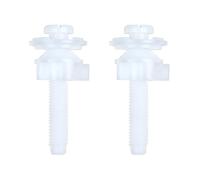 Confezione da 2 viti affidabili per cerniere per WC, kit di fissaggio essenziali per WC, installazione semplice ed efficace