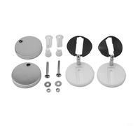 Confezione da 2 viti di ricambio per cerniera del coperchio del WC, bulloni di fissaggio in acciaio inox, compatibili con coperchi standard da appendere a parete e coperchi WC con cerniere superiori