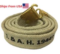 (Confezione da 2) WW2 British Canvas Lee Enfield Rifle Sling colore kaki chiaro