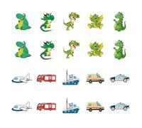 Confezione Da 20 Adesivi Che Cambiano Colore Sensibili Alla Temperatura, Adesivi Per L'Uso Del Vasino, Grafici Di Ricompensa Per L'Uso Del Vasino, Adesivi Per La Pipì Dei Bambini