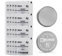 Confezione Da 20 Batterie a Bottone 2450 CR2450 a Bottone, 3 V, 3 V, Al Litio, R