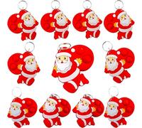 Confezione da 20 confezioni regalo di Babbo Natale mini pop Fidget per feste scolastiche per bambini bomboniere forniture e premi per studenti in classe