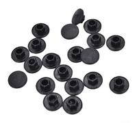 Confezione da 20 coperture per viti M5, in plastica, colore nero, per correzione a testa esagonale, tappi per viti esagonali per fissaggio industriale automobilistico (M8)