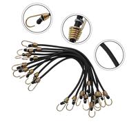Confezione da 20 corde elastiche bungee con gancio per cravatte bagagli resisten