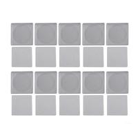 Confezione da 20 custodie quadrate trasparenti con inserto in schiuma, compatibili con monete da 16-40 mm, organizer antigraffio (16/21/26/31/36 mm)