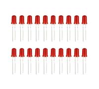 Confezione da 20 diodi a emissione di lampadine a LED trasparenti per progetti scientifici elettronici, luci colorate a diodi a LED