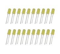 Confezione da 20 diodi a emissione di lampadine a LED trasparenti per progetti scientifici elettronici, luci colorate a diodi a LED