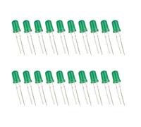 Confezione da 20 diodi a emissione di lampadine a LED trasparenti per progetti scientifici elettronici, luci colorate a diodi a LED