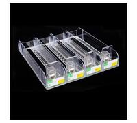 Confezione da 20 dispenser per sigarette caricato a molla, organizer per mensole, efficiente, 6,4 x 28 cm, soluzione per riporre sigarette massimizza lo spazio al dettaglio