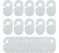 Confezione da 20 divisori vuoti per armadio, divisori per vestiti, per armadio per bambini, ganci per armadio, grandi grucce per vestiti, divisori per appendere l'armadio