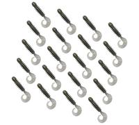 Confezione da 20 esche artificiali morbide per affrontare esche galleggianti ad alta elasticità per molteplici tecniche esche da pesca durevoli