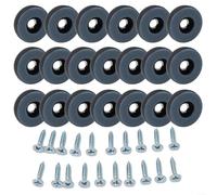 Confezione da 20 feltrini resistenti in PTFE per un movimento fluido di letto, divano, tavolo e sedie da pranzo n