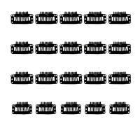 Confezione Da 20 Fermagli Per Barrette, Fermagli Per Parrucche, Fermagli Per Pettine A Denti Multipli Per Accessori Per Capelli Da Donna, Extension Per Capelli E Design Per Parrucche