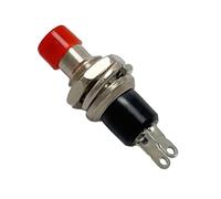 Confezione da 20 interruttori a bottone istantanei, design portatile, con cappello di colore vivace, per lavori di artigianato e riparazione