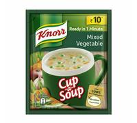 Confezione da 20 KNORR Cup una zuppa istantanea con crostini e verdure vari...
