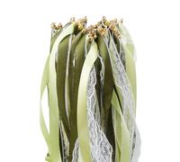 Confezione da 20 nastri di pizzo satinato da parete con campanelle magiche bacchette per decorazioni per feste di nozze forniture per feste di vacanza decorazione festa