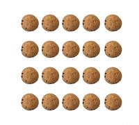 Confezione da 20 palline in sughero per pesca alla carpa, inserti per esche pop-up da 8 mm 10 mm, componenti galleggianti naturali per rig Ronnie Hair Rig, accessori fai da te (10 mm)