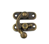 Confezione da 20 pezzi di Antico Vintage Latch Bronzo Antico Colore Sinistra Altalena Braccio Fibbia Gancio Gancio Serratura Hasp