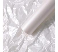 Confezione da 20 pezzi for bouquet, materiali fai da te, carta perlescente, carta for pera di neve, confezione regalo, carta da rivestimento, decorazione for torte, carta da forno(Pearl White)