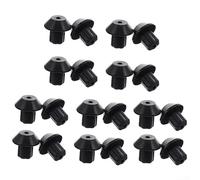 Confezione da 20 piedini in gomma resistenti al calore per griglie di fornelli a gas, cuscinetti per modelli DVGSU101 VGRT560-6GQ, graffi sul piano cottura e migliorano stabilità e sicurezza