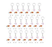 Confezione da 20 portachiavi a forma di alpaca in PVC morbido, adatto per la scuola, carnevale, premi e bomboniere, accessorio unico