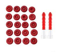 Confezione da 20 salvafataggio per sigillare e riutilizzare tubi aperti, previene perdite di sigillante e colla nella cassetta degli attrezzi o sul banco da lavoro