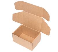 Confezione da 20 Scatole in Cartone Kraft Auto-Montanti con Coperchio - Doppia Parete, Resistenti per Spedizioni, E-commerce e Corrieri con misure 20x15x11 cm