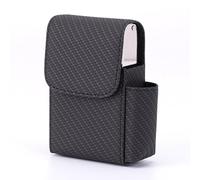 Confezione da 20 scatole per sigarette spesse da uomo e da donna con accendino, set di sigarette in pelle, pacchetto completo, borsa per sigarette portatile,D