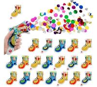 Confezione da 20 spilli per fuochi d'artificio per feste e confetti Cannon, Abeillo Confetti Birthday Glitter Paper Bomb Shooter Handheld Party Popper Wedding Pistols