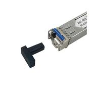 Confezione da 20 tappi protettivi per porte, tappi universali per SFP, moduli in fibra LC, coperture terminali per porte ottiche (20, fibra singola LC)