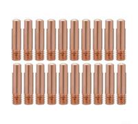 Confezione da 20 ugelli per torcia di saldatura per MB15AK, perfetti per applicazioni MIG/MAG, include dimensioni da 0 6 mm a 1 2 mm (1,2 mm)