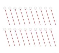 Confezione da 20 ugelli spray rossi con tubi di prolunga da 12 cm, compatibili con bombolette spray standard, materiale PP per giardinaggio, pulizia della casa e progetti fai da te