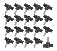 Confezione da 20 viti a testa zigrinata, manopole a T M6x16mm, manopole a T