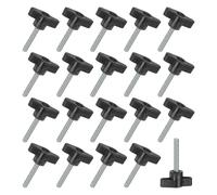 Confezione da 20 viti a testa zigrinata, manopole a T M6x30mm, manopole a T