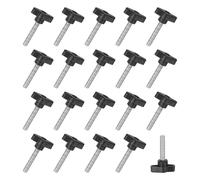 Confezione da 20 viti a testa zigrinata, manopole a T M8x40mm, manopole a T