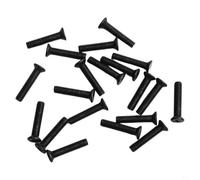 Confezione da 20 viti di fissaggio M5 M6 con filettatura sinistra 22 mm 25 mm per adattatore mandrino trapano UNF soluzioni di fissaggio in metallo (M5 x 25 mm)