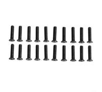 Confezione da 20 viti di fissaggio M5 M6 con filettatura sinistra 22 mm 25 mm per adattatore mandrino trapano UNF soluzioni di fissaggio in metallo (M5 x 22 mm)