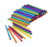 Confezione da 200 bastoncini in legno multicolore for l'insegnamento della matematica(Multicolore)