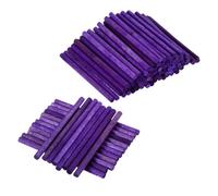 Confezione da 200 bastoncini in legno multicolore for l'insegnamento della matematica(Purple)