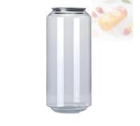 Confezione da 200 Bottiglie di plastica monouso a Prova di perdite con Tappi in Alluminio per succhi di Frutta e Bubble Tea, compatibili con sigillatrici Automatiche per Bicchieri, 650 ml.