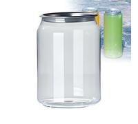 Confezione da 200 Bottiglie di plastica monouso con Tappi in Alluminio, Bicchieri in Pet a Prova di perdite per succhi di Frutta e frullati, compatibili con sigillatrici Automatiche per latt