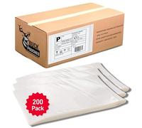Confezione da 200 buste per etichette di spedizione, 15,2 x 22,9 cm, trasparenti, autoadesive, impermeabili, ideali per documenti di spedizione, etichette postali, fatture e distinte di imballaggio