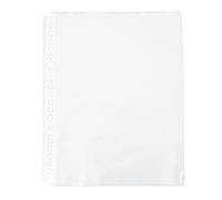 Confezione da 200 buste trasparenti forate formato A5 - Cartelle in plastica