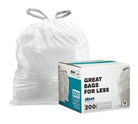 Confezione da 200 pezzi compatibile con il codice V di Plasticplace, bianca