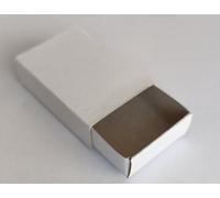 Confezione da 200 scatole di fiammiferi vuote, 5x3,5x1,5 cm, confezione regalo cartone bianco per artigianato fai-da-te, pittura, confezioni regalo, snack e gioiell, SENZA SUPERFICIE DI ACCENSIONE