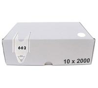 Confezione da 20000 Tickets per Distributore a Chiocciola 3 Cifre Visel Bianchi