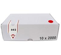 Confezione da 20000 Tickets per Distributore a Chiocciola 3 Cifre Visel Rossi