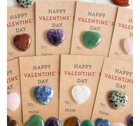 Confezione da 24 biglietti di San Valentino a forma di cuore e dettagli, progettati per feste in classe per bambini e messaggi personali (24)